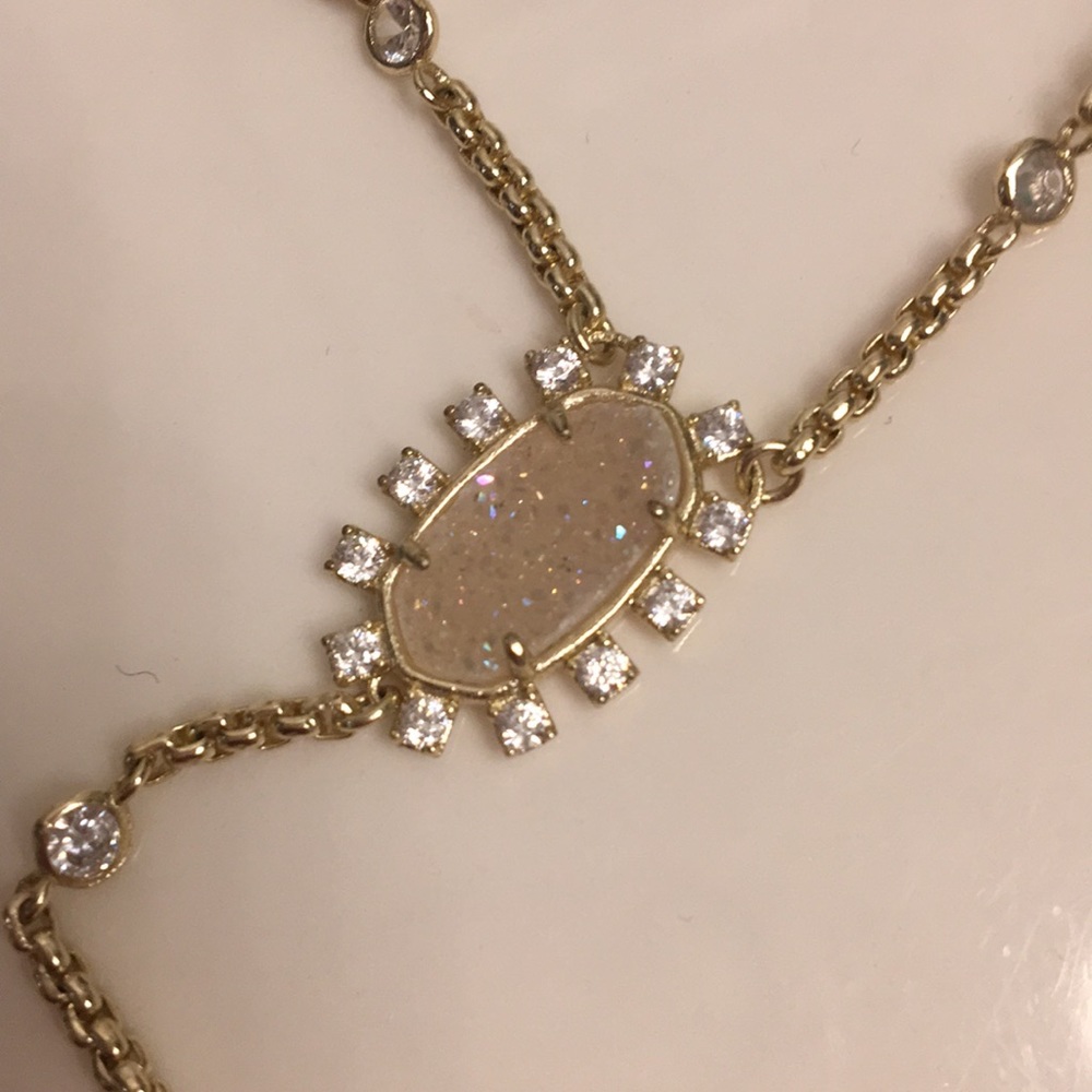 Liesl Y Necklace in Gold - Picture 4 of 6